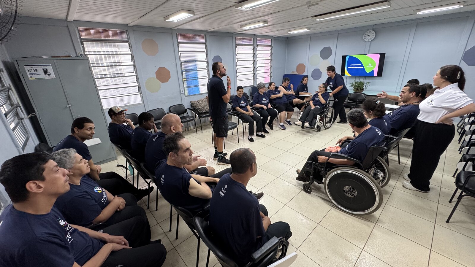 Atividade coletiva de fortalecimento da cidadania