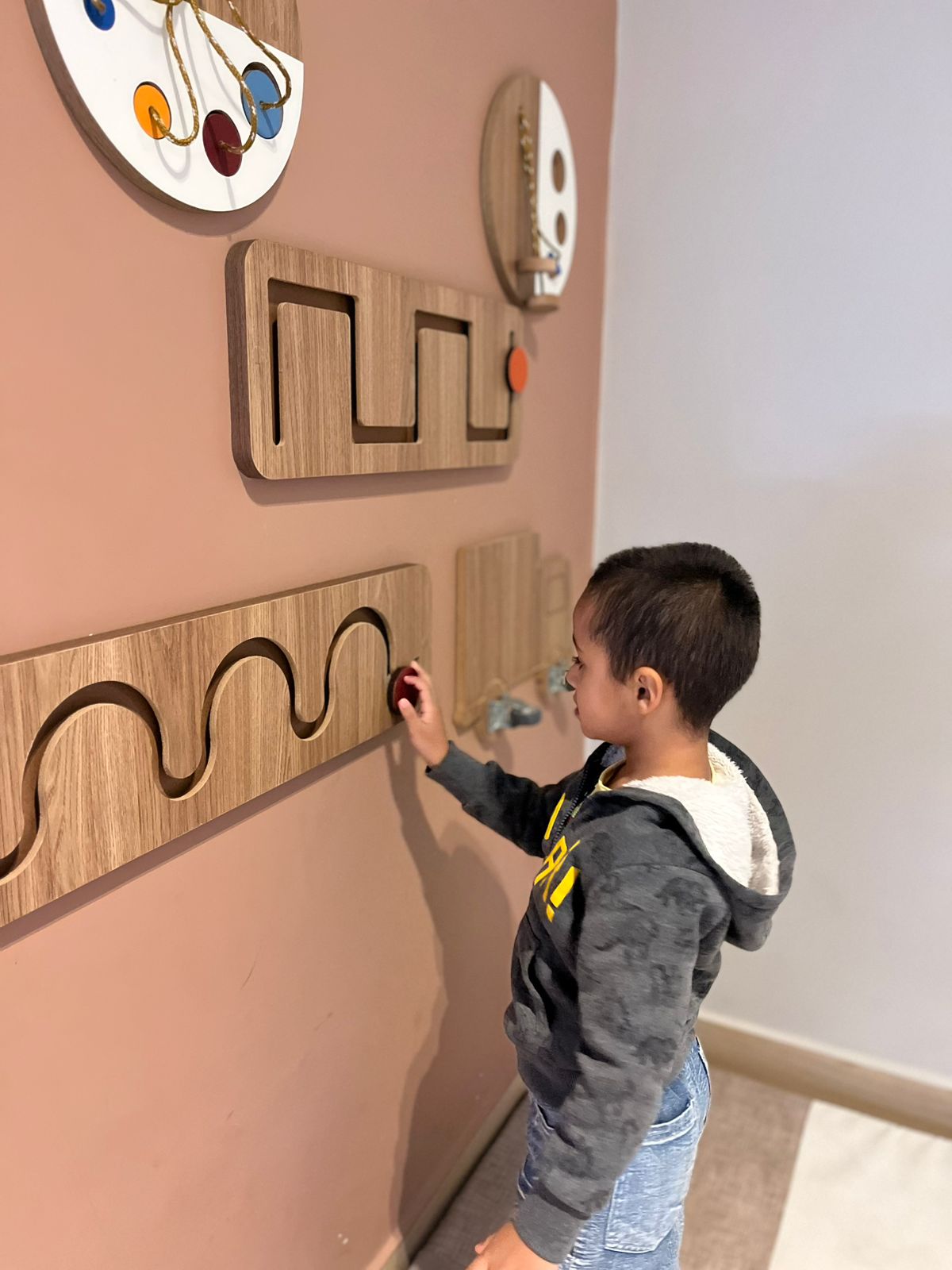 Estimulação sensorial em sala terapêutica